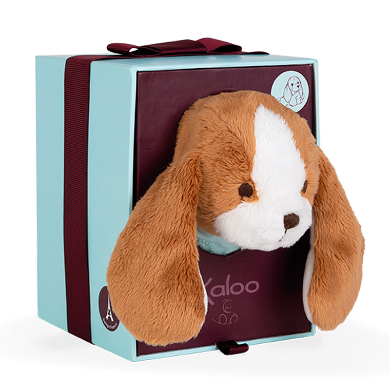 Мягкая игрушка Kaloo "Собачка Tiramisu", серия "Les Amis", коричневая, 14 см